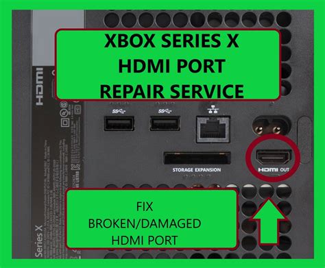 Microsoft Xbox Series X Console Fix Brokendamaged Hdmi Port Repair Se