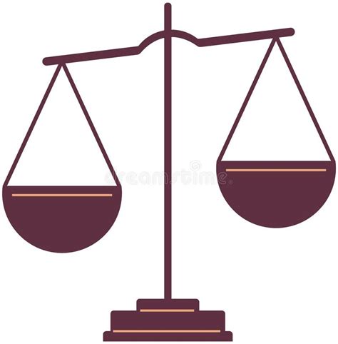 Mass Balance Scales Symbol Of Law And Justice Icon Weight Measuring