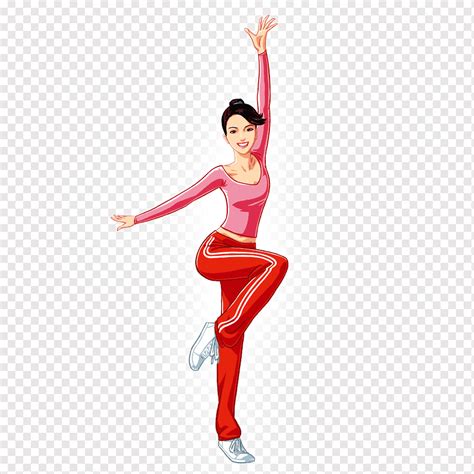 Step Aerobics Physical Fitness Aerobics Sport Cartoon Shoe Png