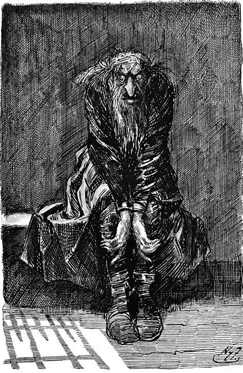Fagin In The Condemned Cell By Harry Furniss — Thirty Third