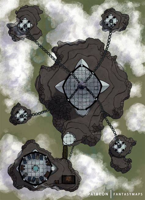 Storm Giants Prison Fantasy Maps On Patreon Fantasy Map Dnd World