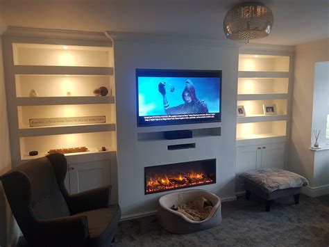 Tv And Fire Storage Living Room Decor Fireplace Living Room Design