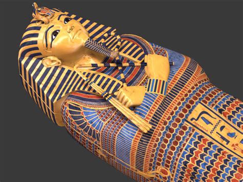 3d Model King Tutankhamun Sarcophagus Cgtrader