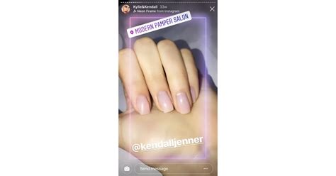 Kendall Jenner S Flower Manicure Popsugar Beauty Uk Photo