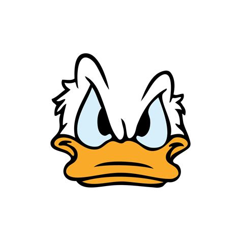 Donald Duck 7 Face Head Angry Pissed Off Annoyed Disney Etsy