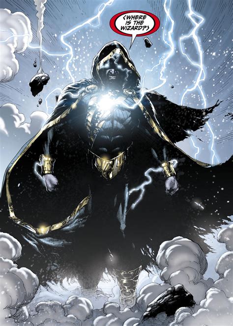 The original champion of the wizard, black adam turned to brutality and ruthlessness to protect innocents after the murder of his family. Image - Black Adam DCnU.jpg - Shazam Wiki