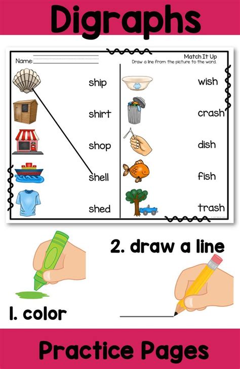 Color The Digraph Worksheet Answer Key