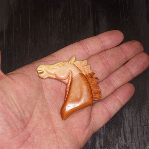 Wood Carving A Horse Head I Carved Before Christmas 2019 Wood Carving