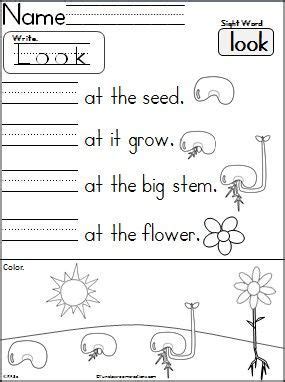 All kids need opportunities to read independently, whether that means making up a story from the text level provides the best opportunity for us to differentiate the independent reading center. Writing and Read the Word 'Look' | Plant lessons, Writing ...