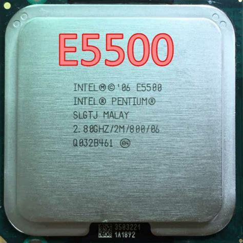 Cpu Intel Pentium E5500 Linh Kiện Vi Tính