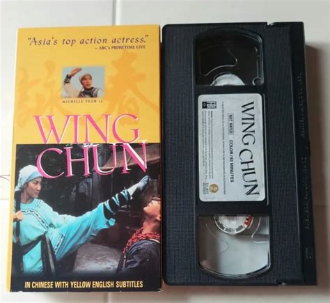 Vhs Wing Chun Former Miss Malaysia Michelle Yeoh Female Martial Arts