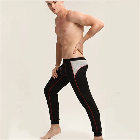 new men s long johns cotton and spandex thin thermal underwear pants winter thermal underwear