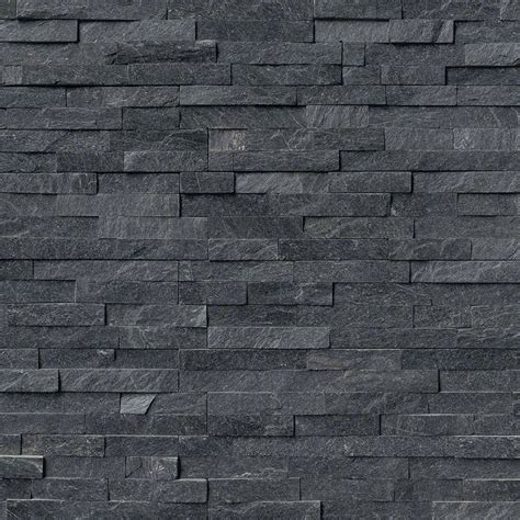 Coal Canyon Quartzite Stacked Stone Splitface Panels 6x18x6 Corner