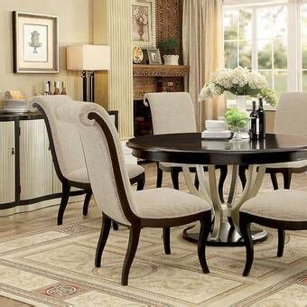 Woodcraft is a great source for additional storage in your kitchen and dining areas. Darya Extendable Solid Wood Dining Table | Round dining ...