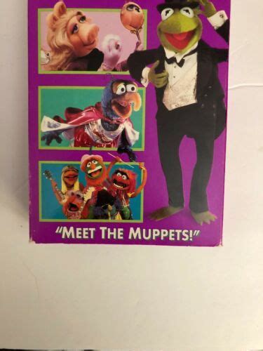 Its The Muppets Meet The Muppetsvhs 1997tested Rare Vintage Ships