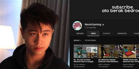 Profil Dan Fakta Nevin Gaming Pro Player Yang Sering Trending YouTuber Gaes