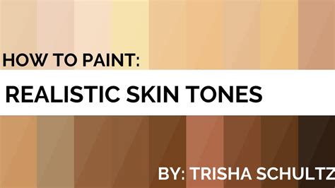 How To Mix And Paint Natural Skin Tones In Acrylic Tutorial Portraits