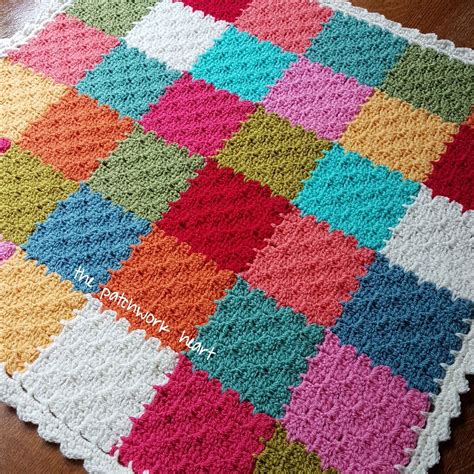 C2c Join As You Go Patchwork Blanket Patchwork Heart Patchwork