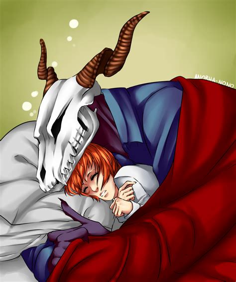 This is elias ainsworth from the ancient magus bride. Sleep F:The Ancient Magus Bride by Anorha-Nono on DeviantArt
