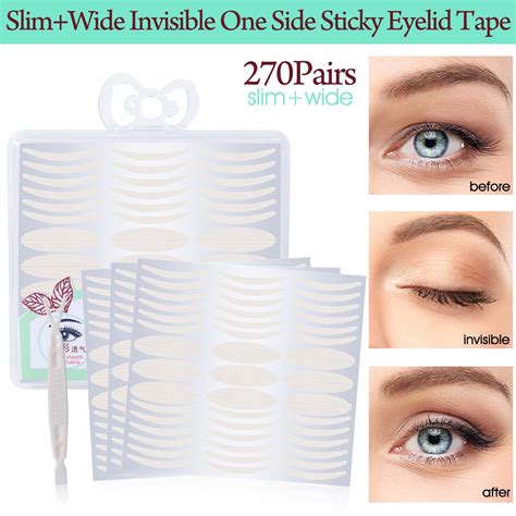 Natural Invisible Single Side Sticky Double Eyelid Tape Stickers