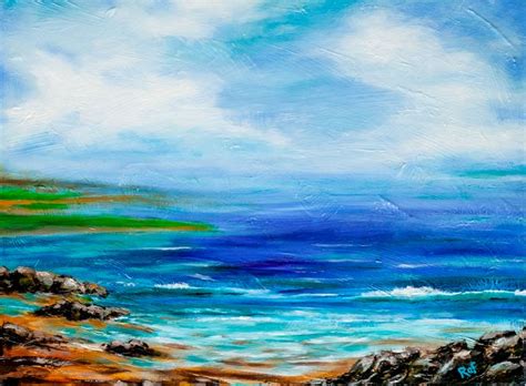 Calm Sea Raf Creative Art Oil And Acrylic Paintings Paintings