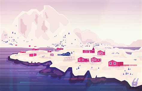 Landscapes (vector illustrations) on Behance