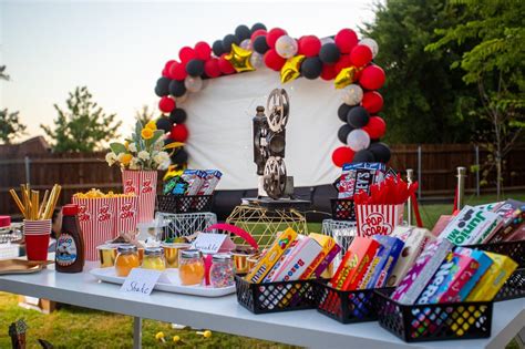throwing the perfect backyard movie party backyard movie party movie night birthday party