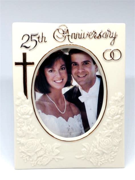 25th Wedding Anniversary Frame Piety Stall