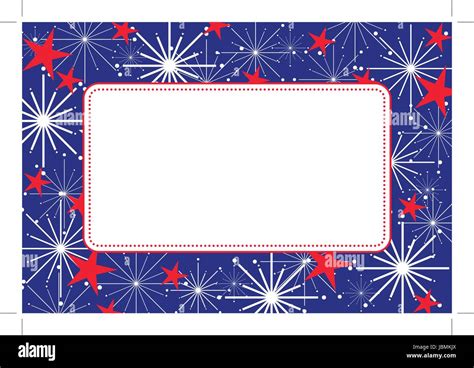 Fireworks Frame Stock Vector Image And Art Alamy