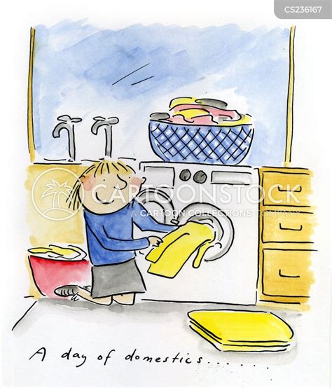 Doing Chores Cartoon