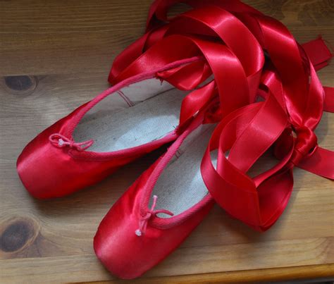 Get in gear today only at skechers®! red pointe shoes! | Red ballet shoes, Ballet pointe shoes ...