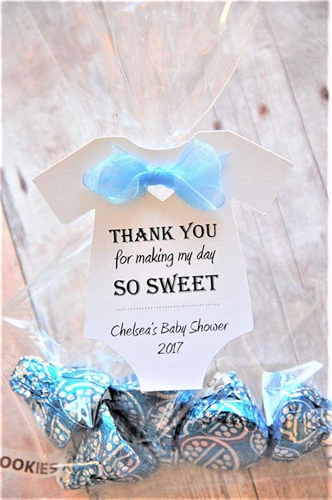 You do not give presents to the mother and child until he/she is. Amazon.com: 10 tags ~ THANK YOU for making my day SO SWEET ~ Baby Onesie Gift Tags ~ Baby Shower ...