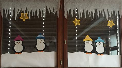 Fensterdeko winter grundschule fensterbilder tonkarton familie pinguin winter. Fensterschmuck Winter Grundschule | Fenster dekor, Schule ...