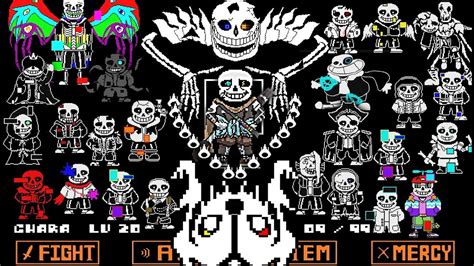This game is made by: EVERY AU SANS IN ONE BATTLE | Ultimate Ink Sans Fight ...
