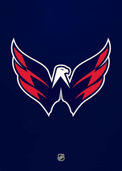 Washington Capitals Logo Poster Picture Metal Print Paint By Nhl