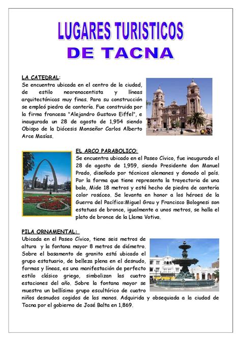 Calaméo Lugares Turisticos De Tacna Peru