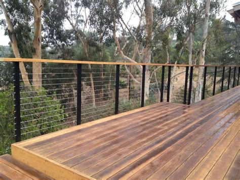 Deck Cable Railing Modern Terrace San Diego By San Diego Cable