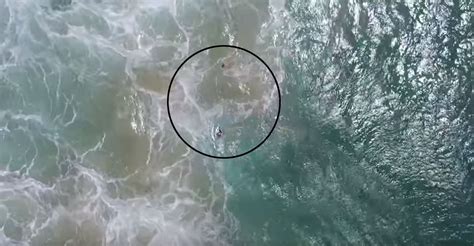 Dramatic Drone Rescue Of Australian Swimmers Billed As A First Abc News