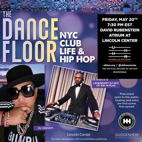 Hit The Dance Floor This Friday Night At The Lincoln Center Atrium Hip Hop Education Center