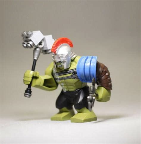 Big Size Gladiator Hulk Marvel Thor Ragnarok Movie Lego Minifigures Toy