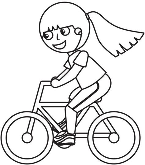 Drawing Of A Biker Girl Illustrations Royalty Free Vector Graphics