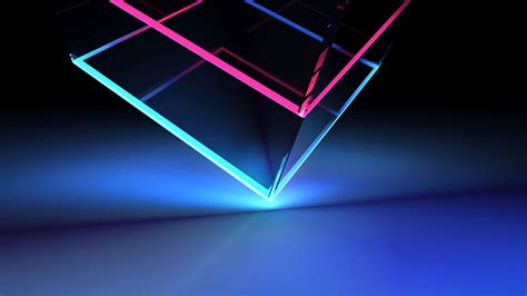 1920x1080 neon cube abstract shapes 4k laptop full hd 1080p hd 4k wallpapers images backgrounds