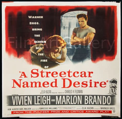 A Streetcar Named Desire Movie Poster 1951 6 Sheet 81x81