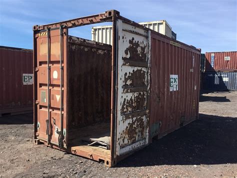20ft High Cube Open Top Shipping Container Auction 0273 7026322