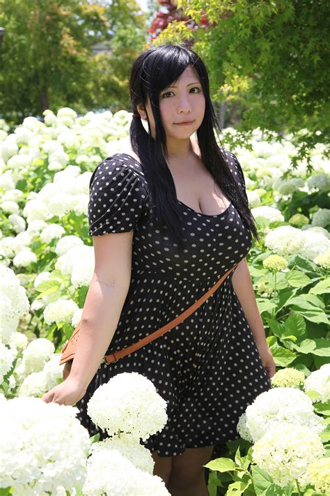 Chouzuki Maryou Highres Girl Asian Black Hair Female Focus Flower Hydrangea Long Hair