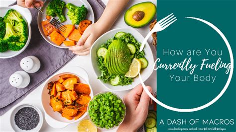 How are You Currently Fueling Your Body? - A Dash of Macros