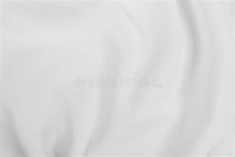 Abstract White Fabric Texture Background Cloth Soft Wave Creases Of