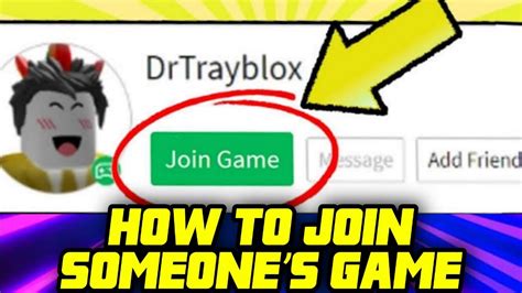 How To Join Someones Game In Roblox Without Being Their Friend Youtube