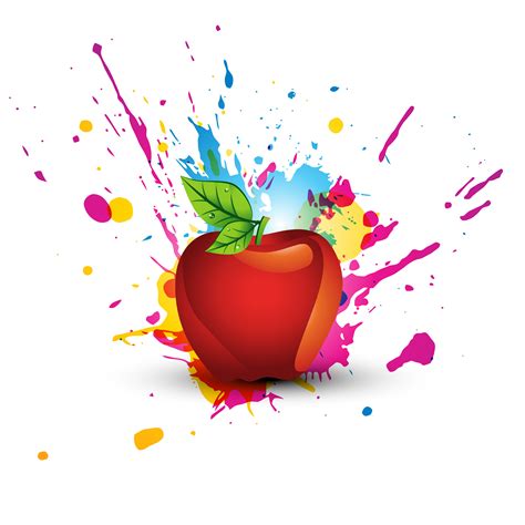 Abstract Colorful Apple Design 458517 Vector Art At Vecteezy