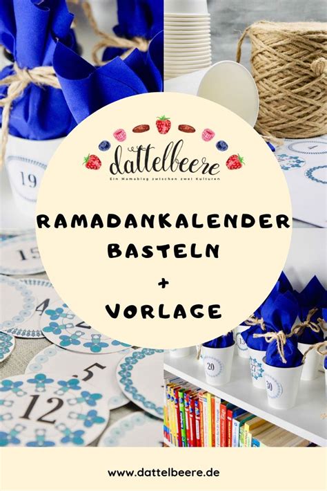 Etiketten Dattelbeerede Ramadandekoration Ramadan Kalender